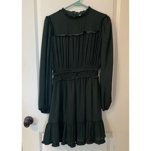 Emerald Green Midi Dress